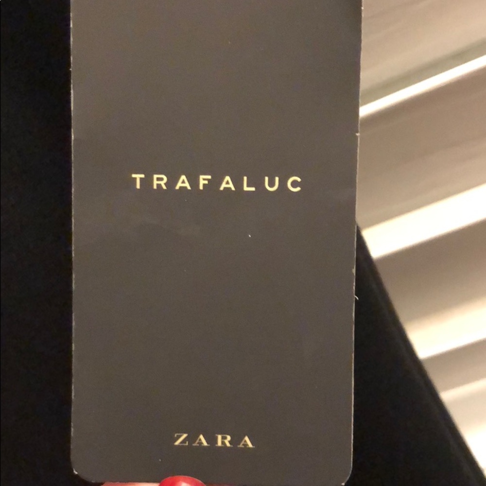 NWT Zara Trafaluc Women’s L black dress sheer top - Picture 4 of 8